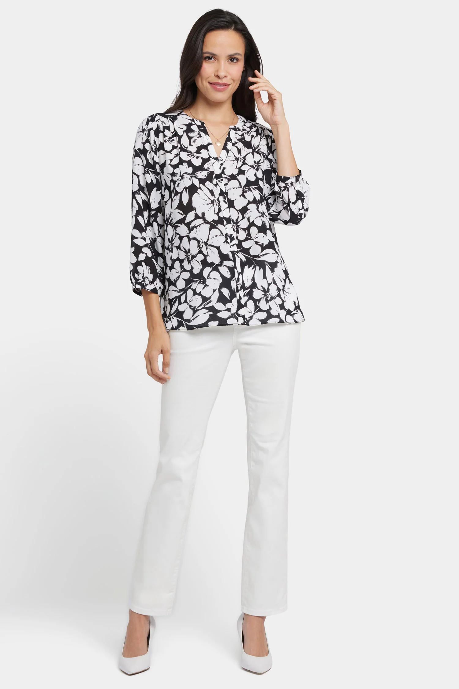 Pintuck Blouse - Gran Via - Image 5
