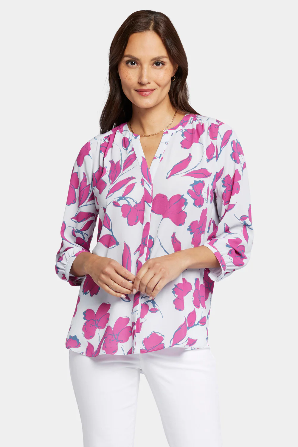 Pintuck Blouse - Ophelia's Orchid - Image 4
