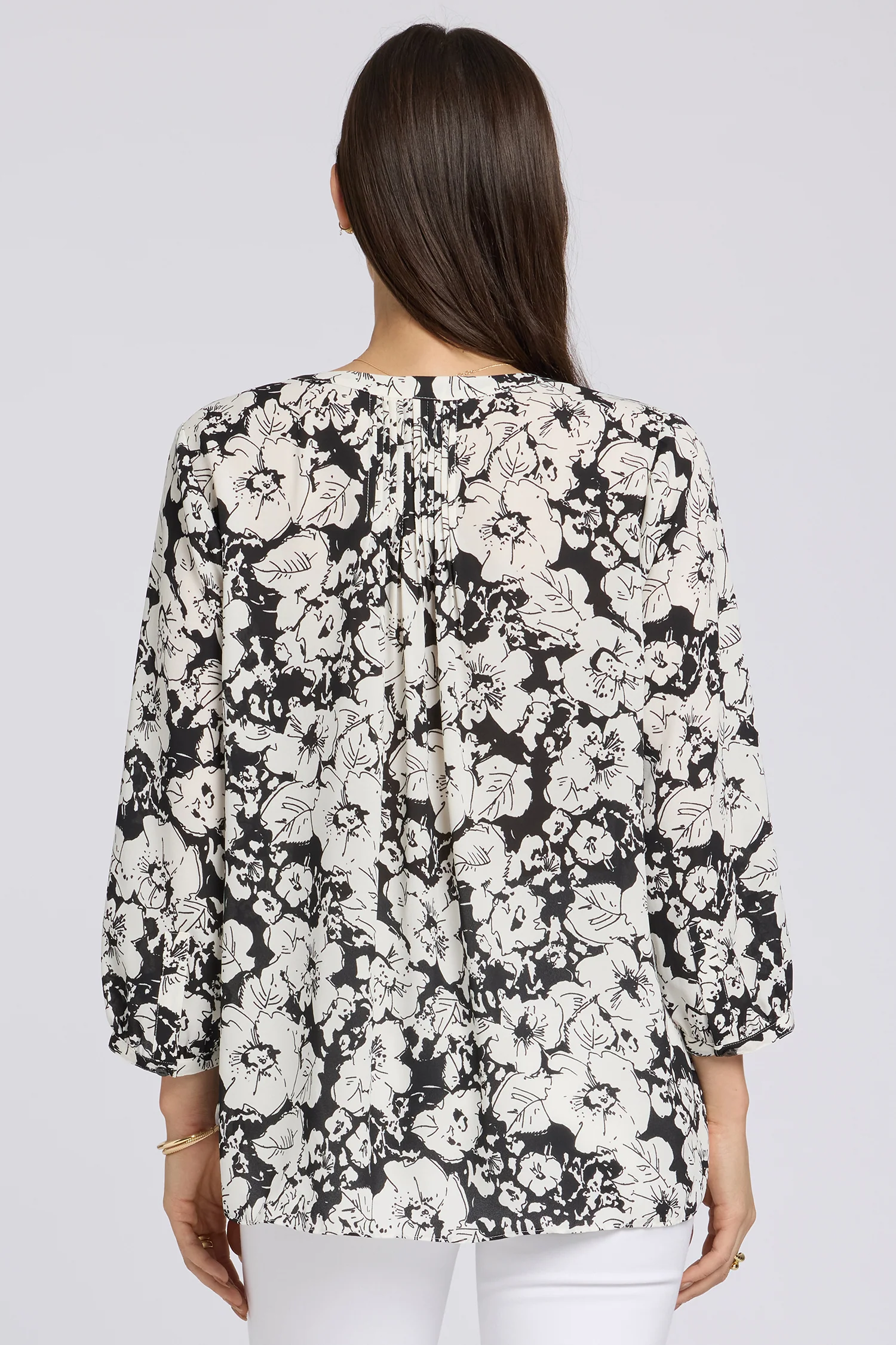 Pintuck Blouse - Poignant Poppies - Image 3