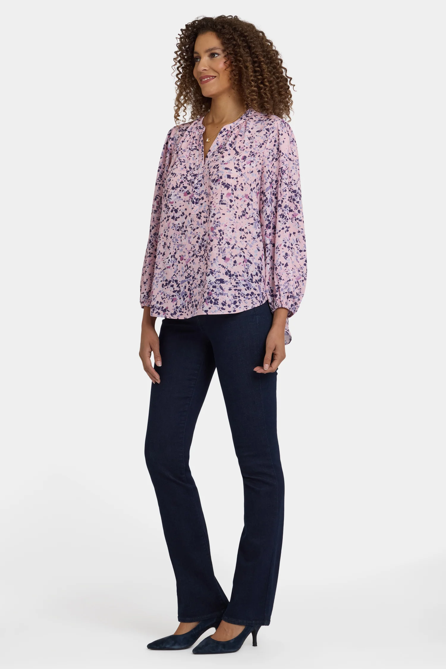 Puff Sleeved Popover Top - Parc Monceau - Image 4