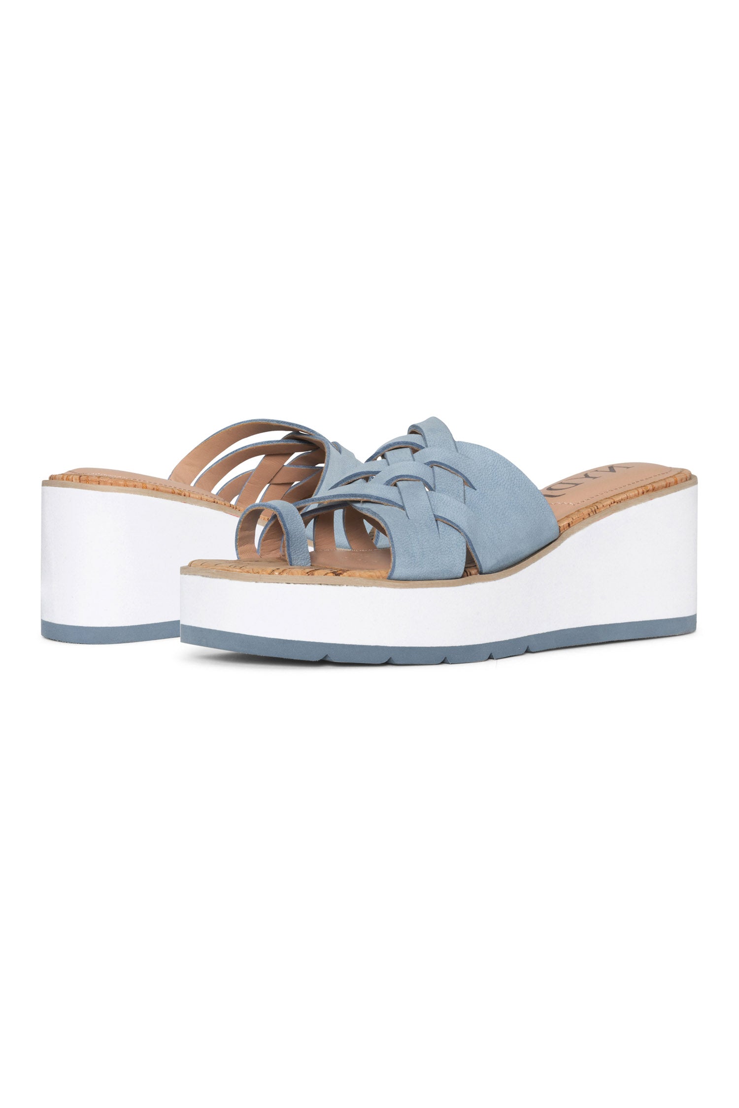 Reesie Wedge Sandals - Blue Sky - Image 8
