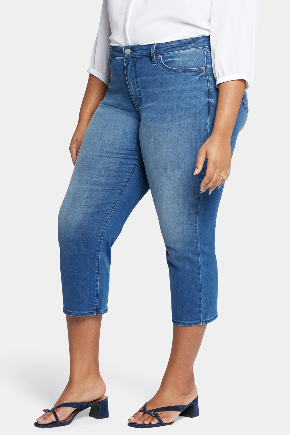 Relaxed Piper Crop Jeans In Plus Size - Melody - Image 3