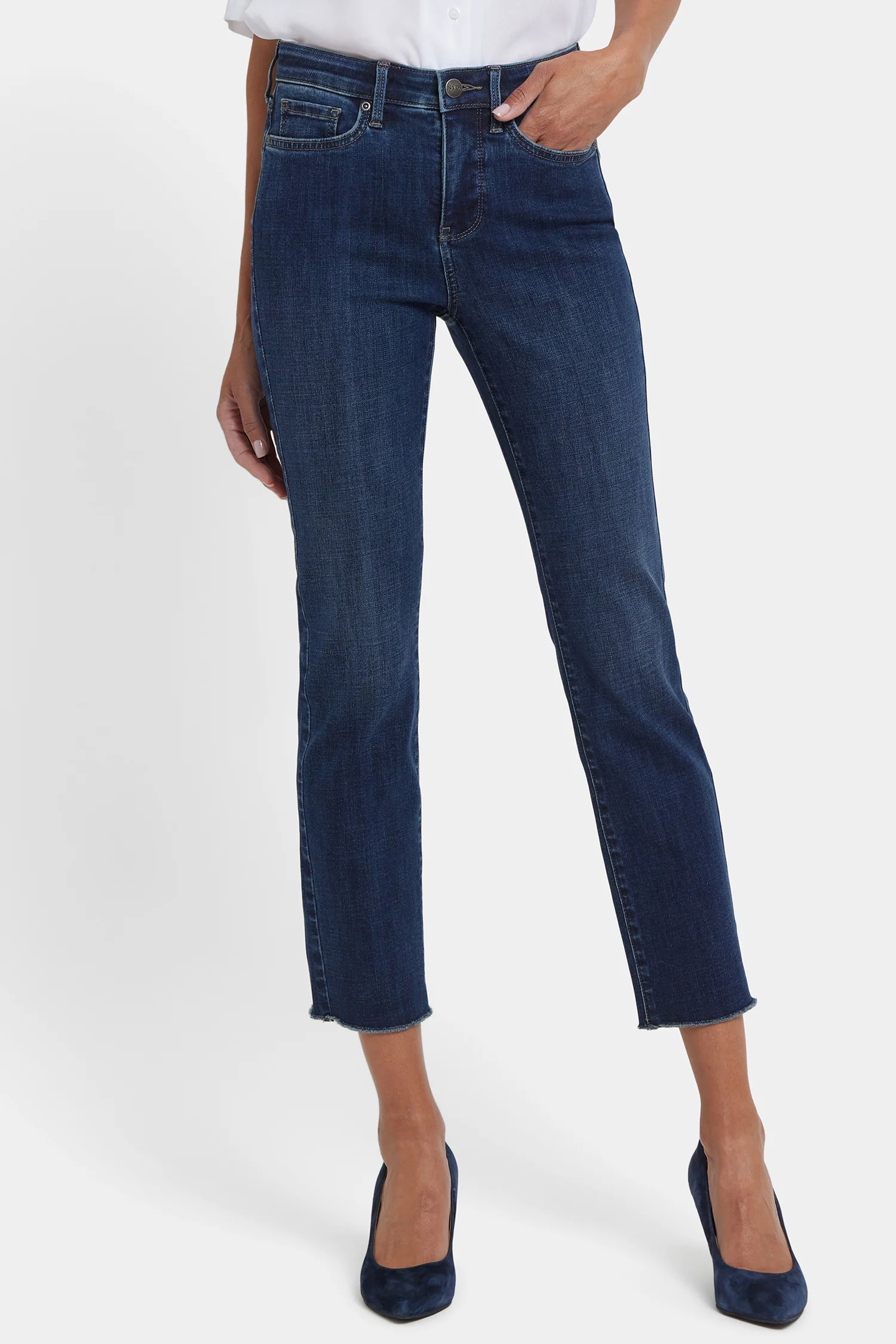 Sheri Slim Ankle Jeans In Petite - Louvre Sapphire - Image 4