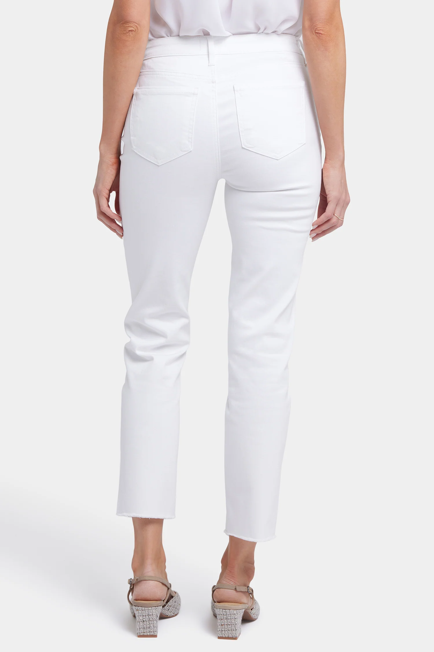 Sheri Slim Ankle Jeans - Optic White - Image 3