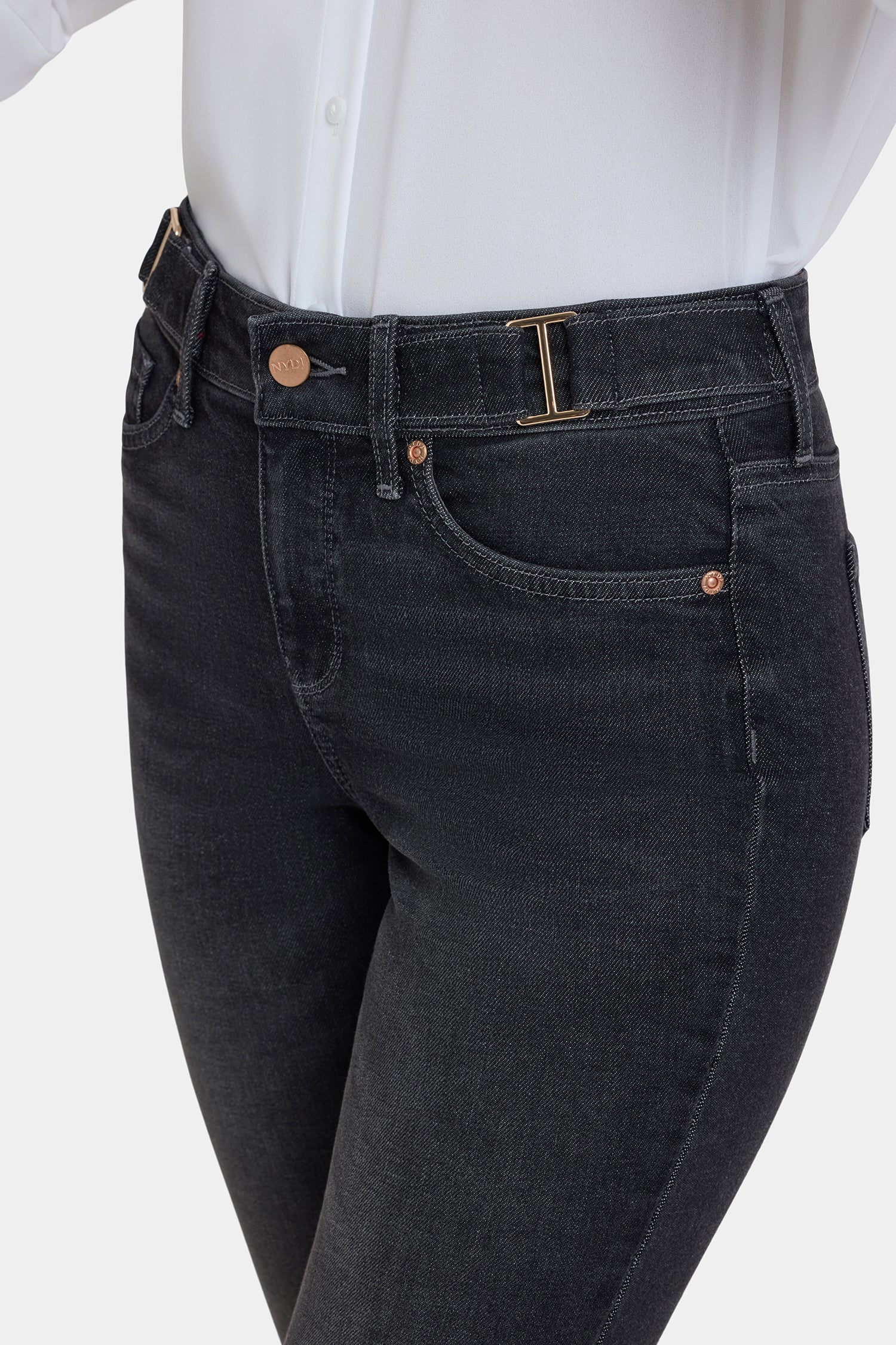 Sheri Slim Jeans In Petite - Paris Lights - Image 2