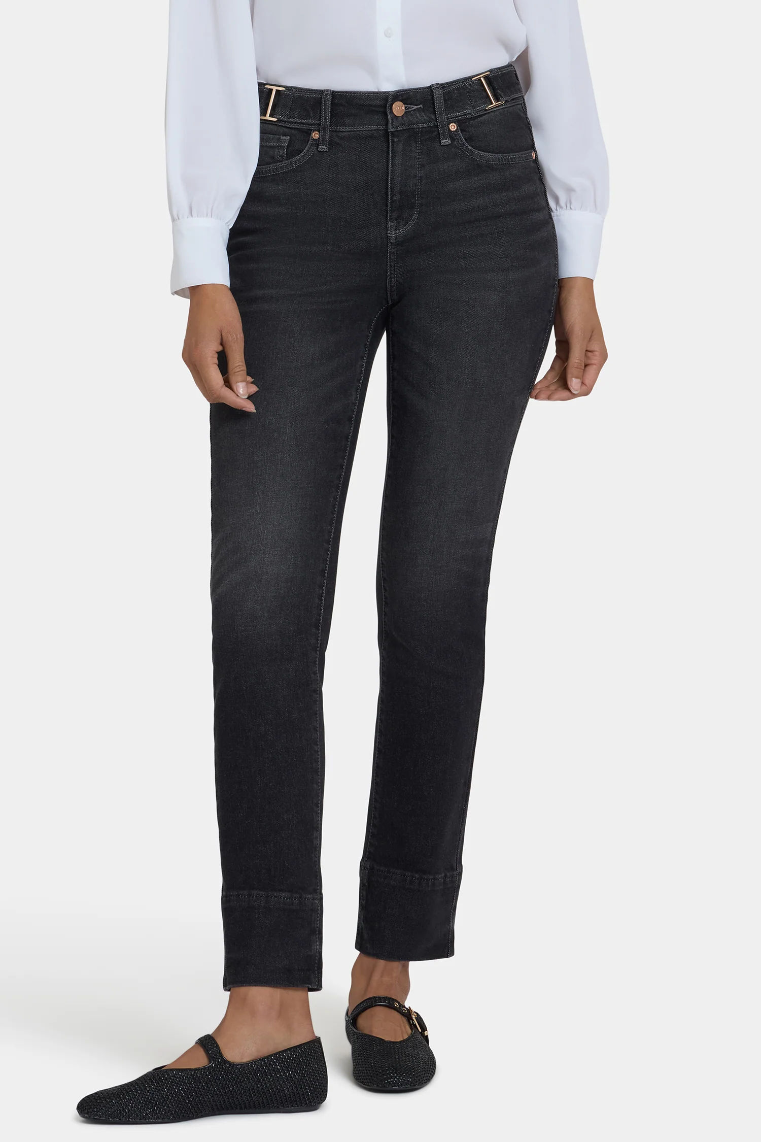 Sheri Slim Jeans In Petite - Paris Lights - Image 5