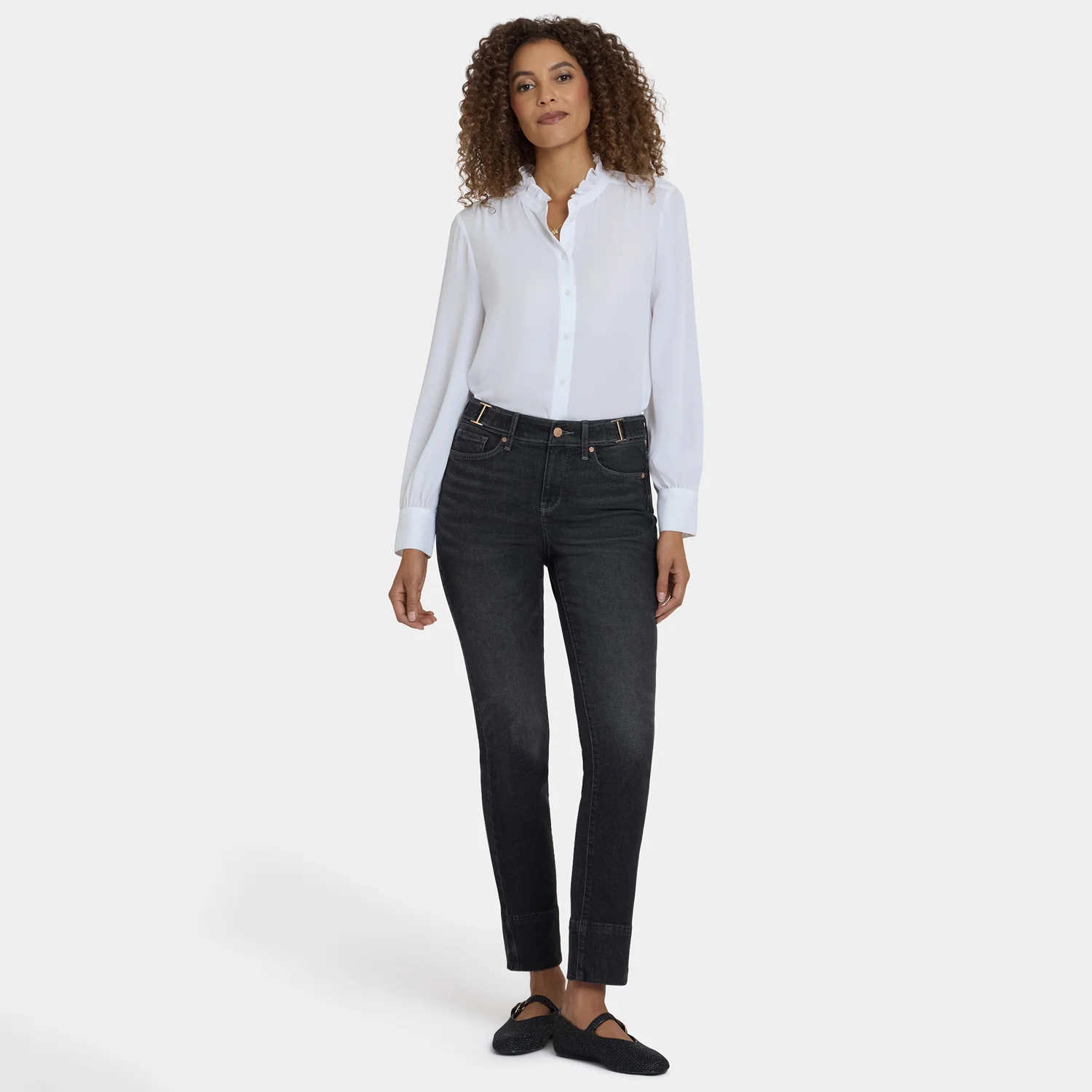 Sheri Slim Jeans In Petite - Paris Lights - Image 6