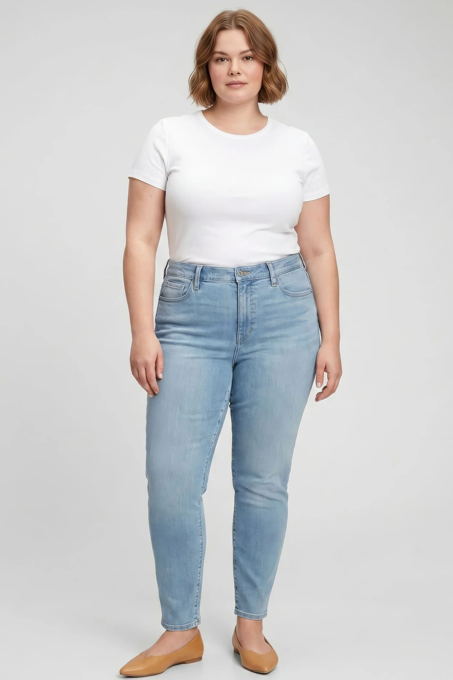 Sheri Slim Jeans In Plus Size - Haley