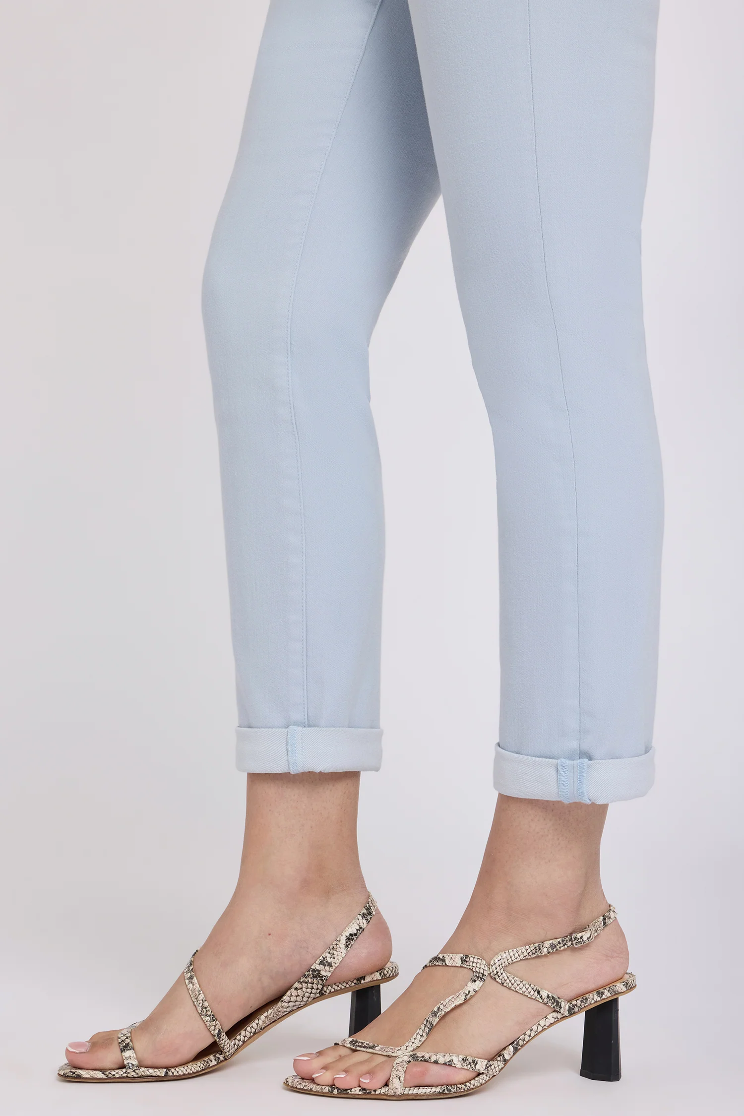 Sheri Slim Straight Ankle Jeans - Blue Clover - Image 5