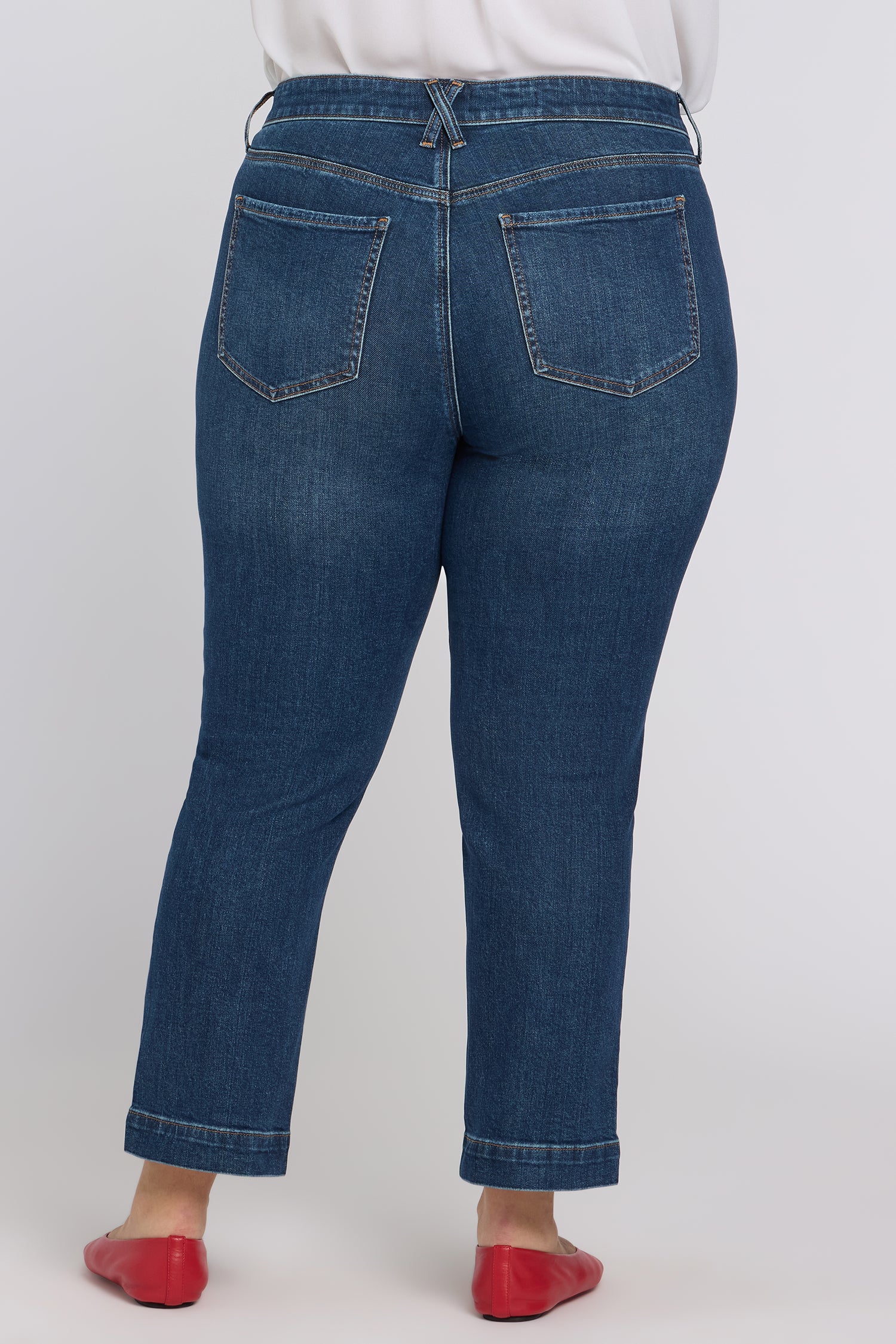 Sheri Slim Straight Ankle Jeans In Plus Size - Sunset Villa - Image 2