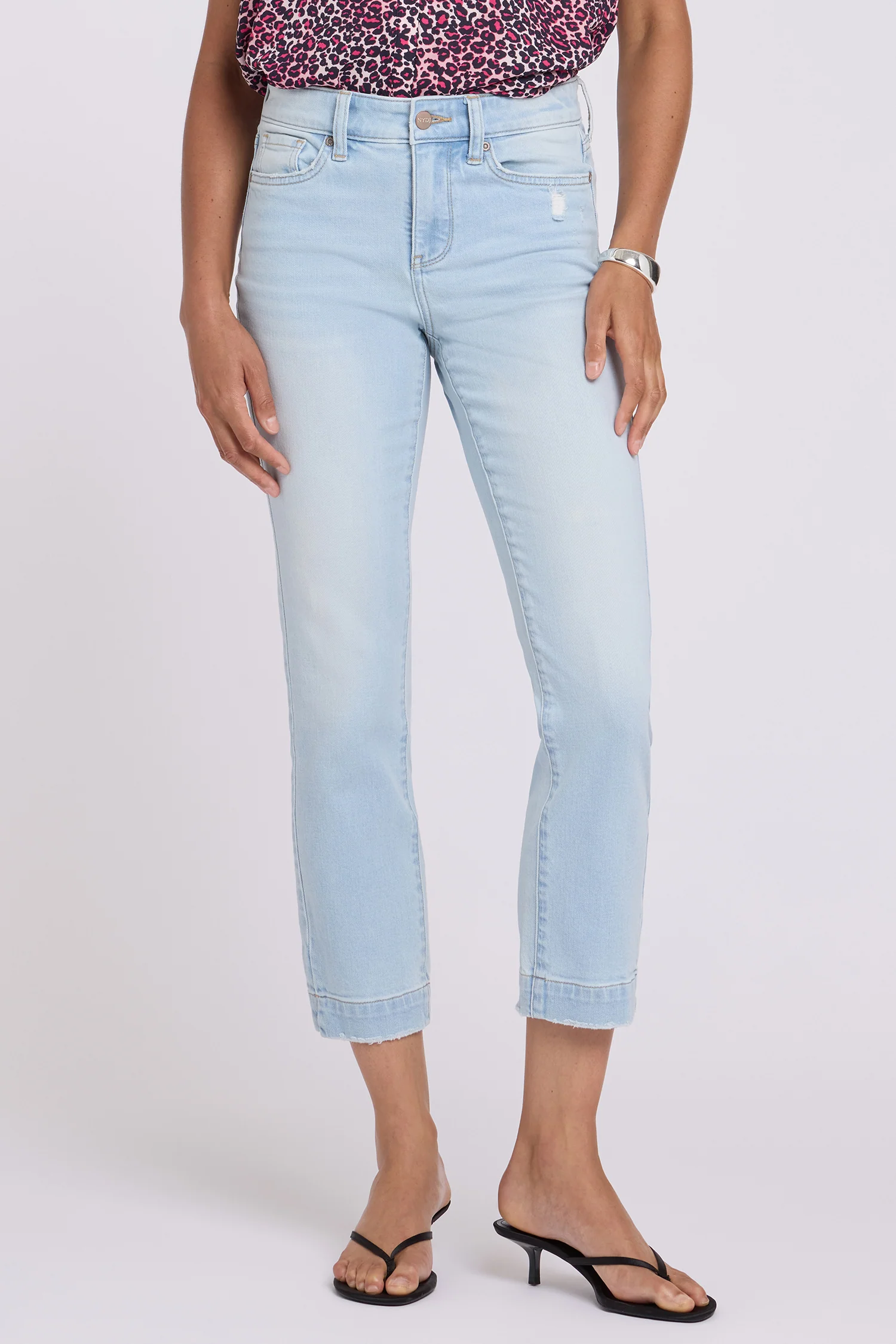 Sheri Slim Straight Ankle Jeans - Sky Valley - Image 5