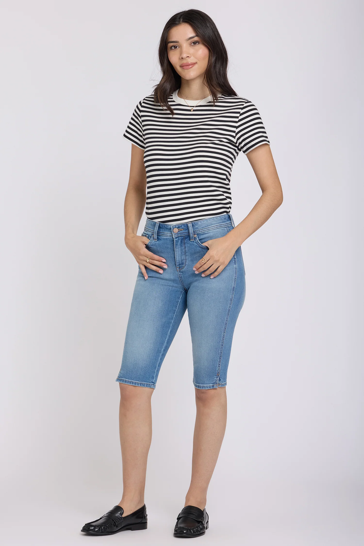 Sophie Bike Capri Jeans - Port Sea