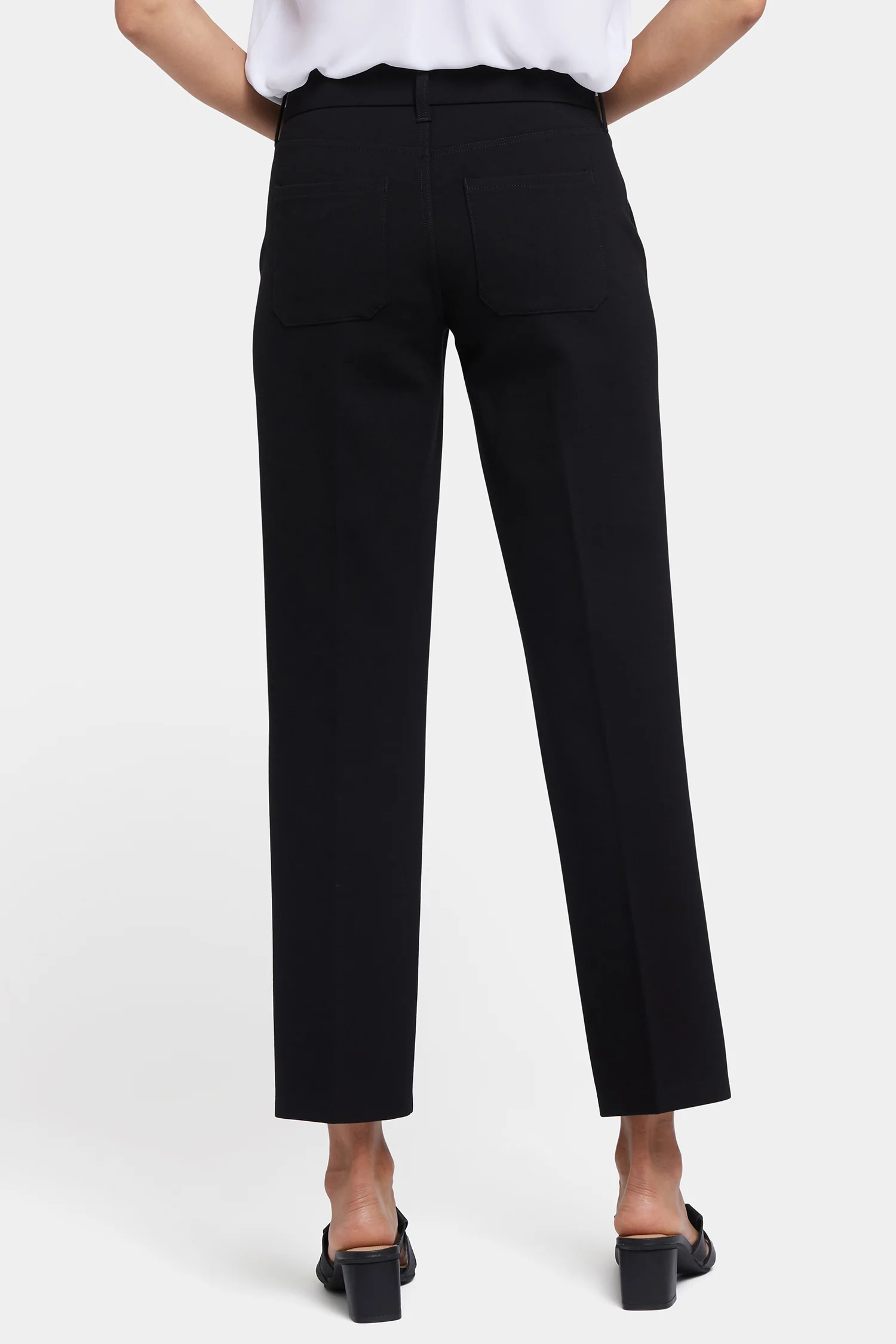 Straight Trouser Pants - Black - Image 2