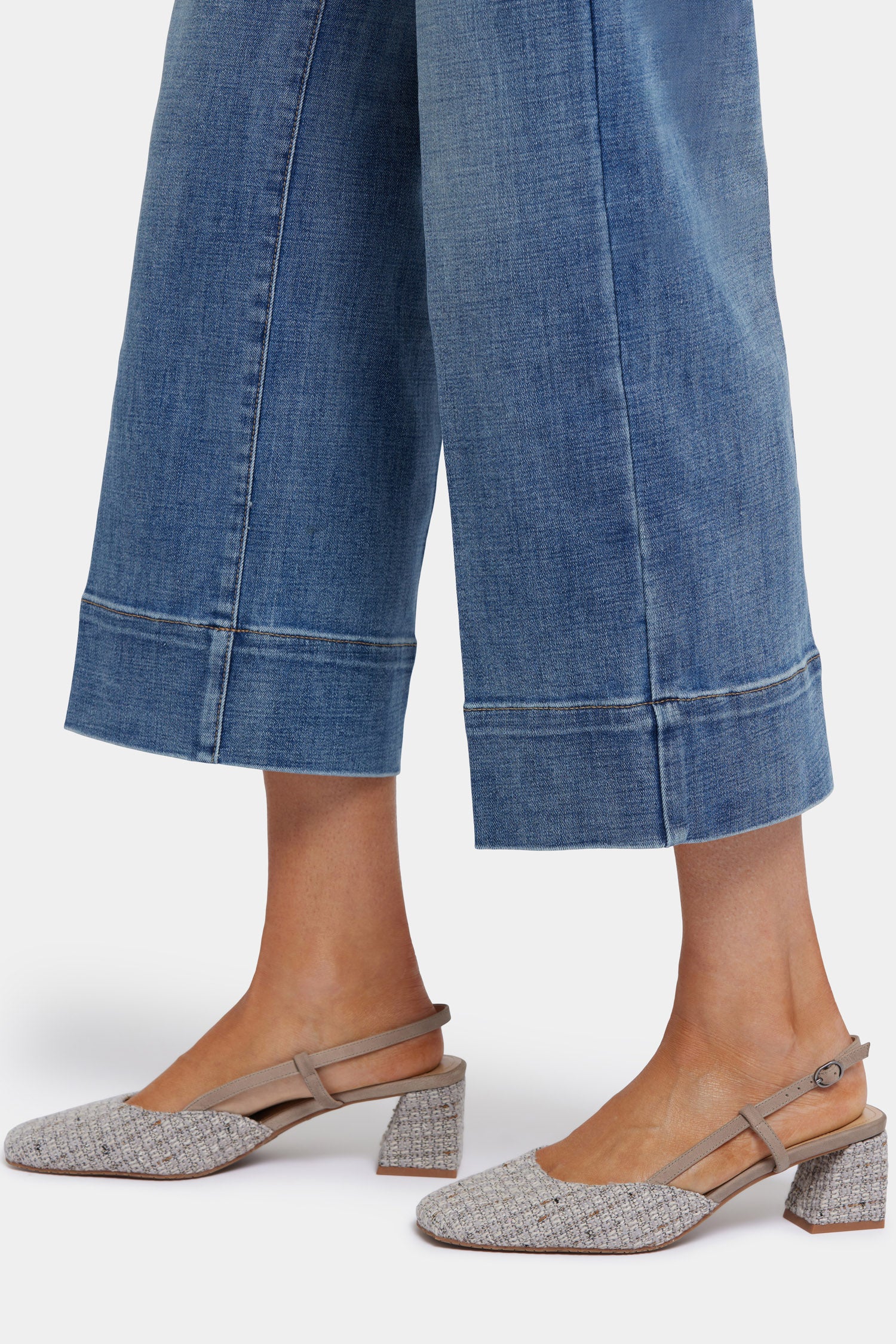 Teresa Wide Leg Ankle Jeans - Majorca Bay - Image 2