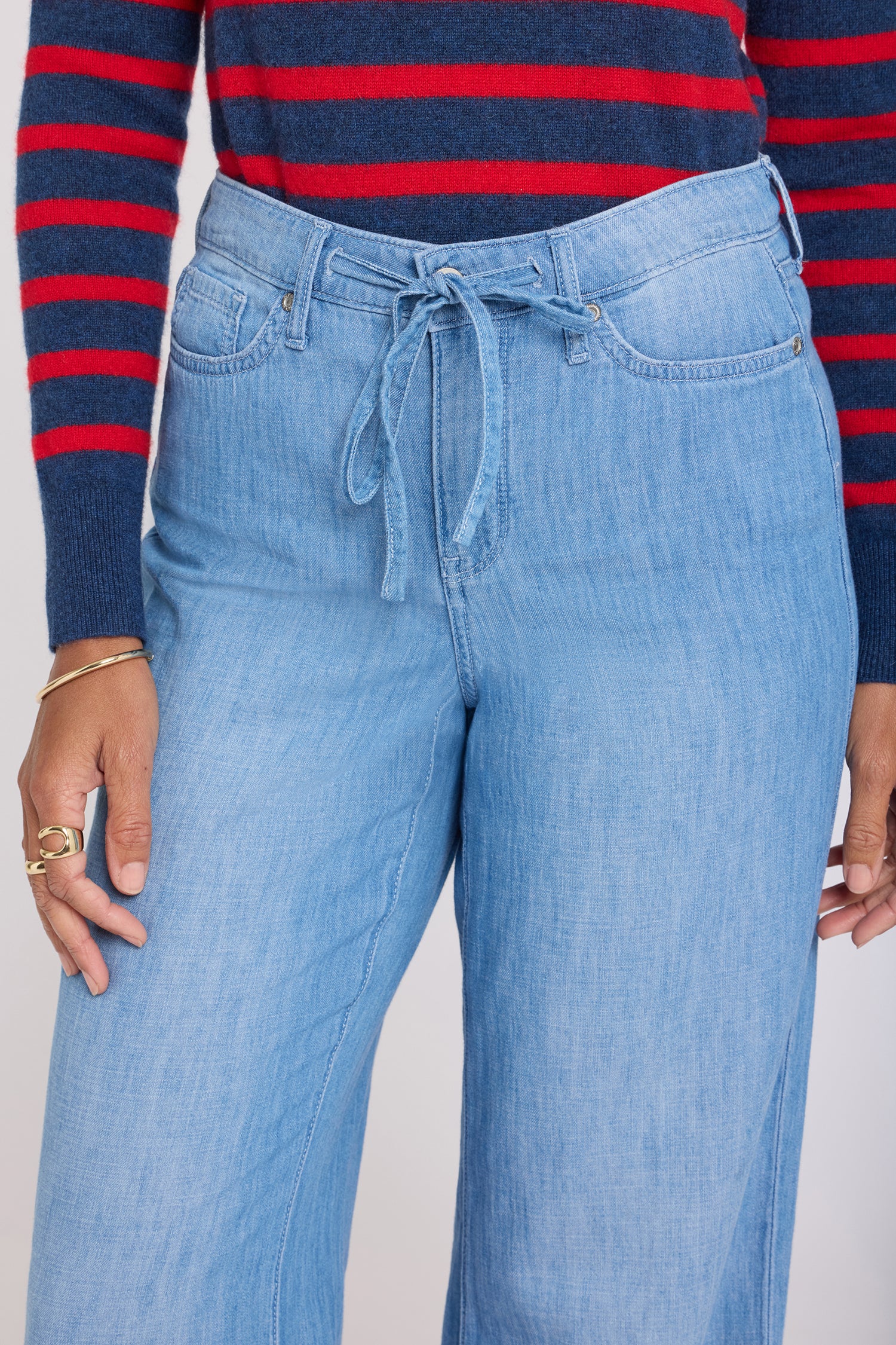 Teresa Wide Leg Jeans - Riviera Sky - Image 2