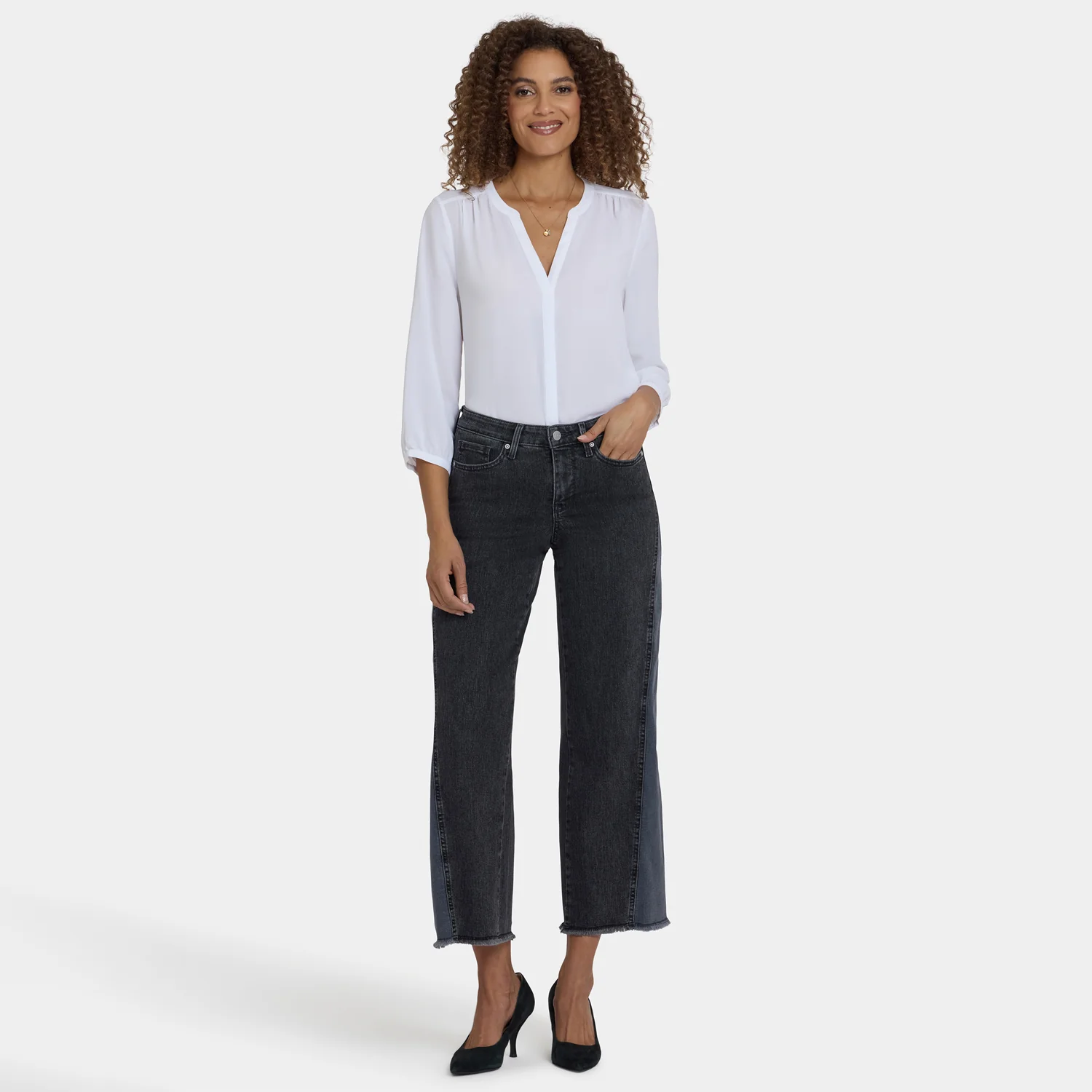 Teresa Wide Leg Jeans - Street Shade - Image 5