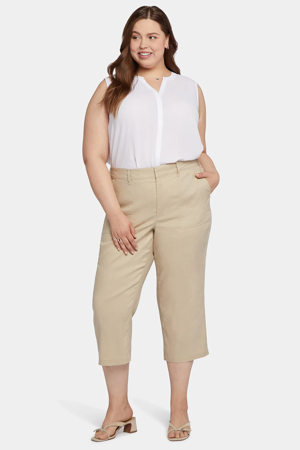 Utility Pants In Plus Size - Feather - Image 4
