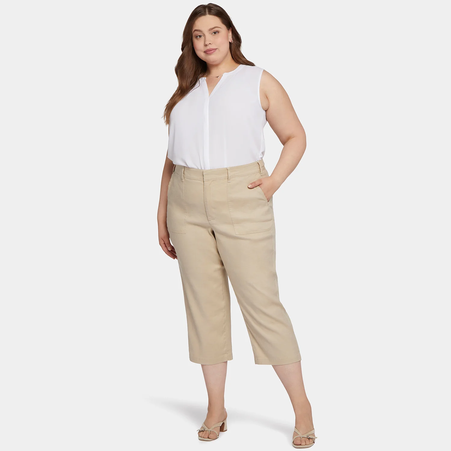 Utility Pants In Plus Size - Feather - Image 7
