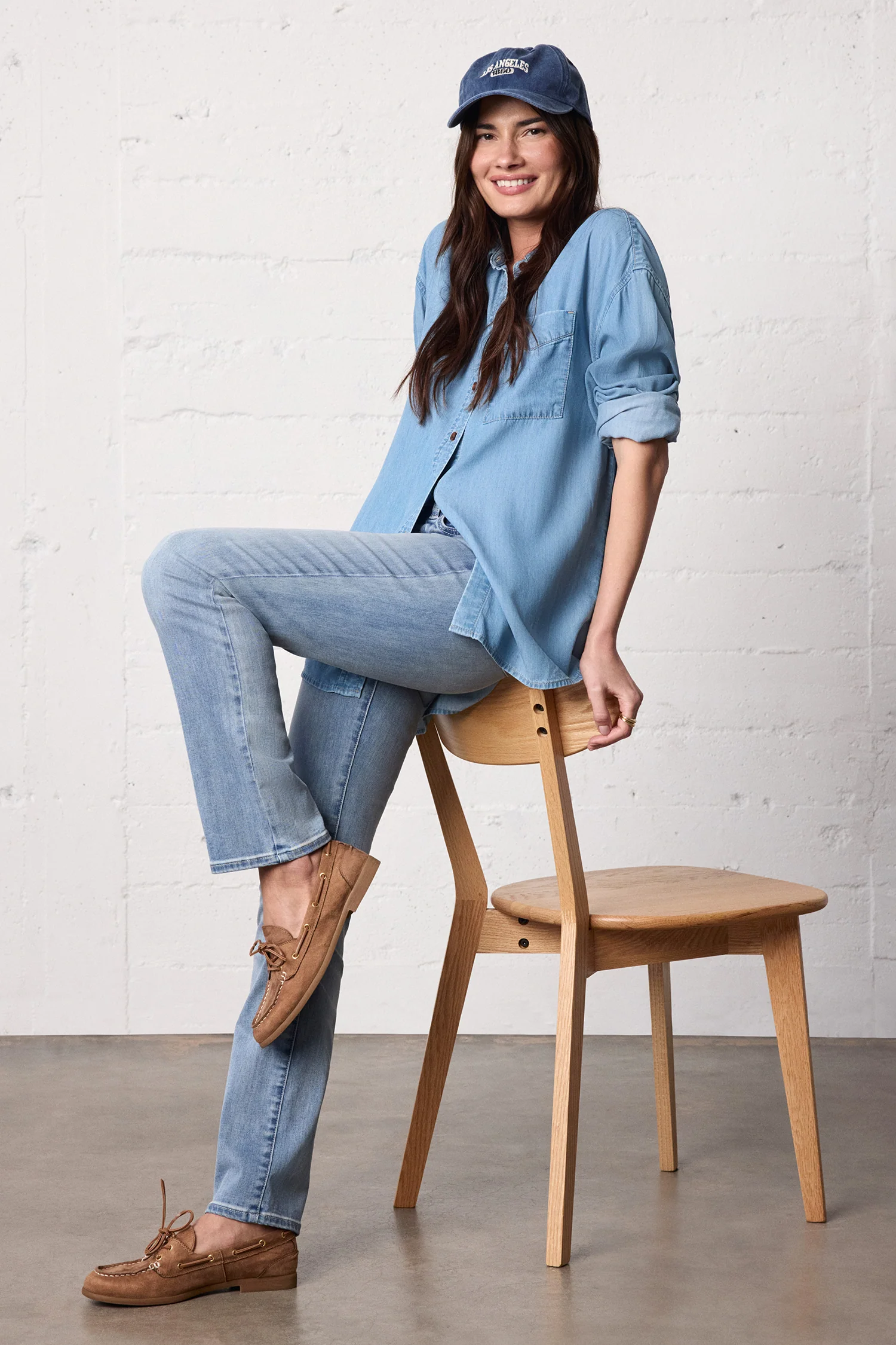 Waist-Match™ Marilyn Straight Jeans - Bloom Bound