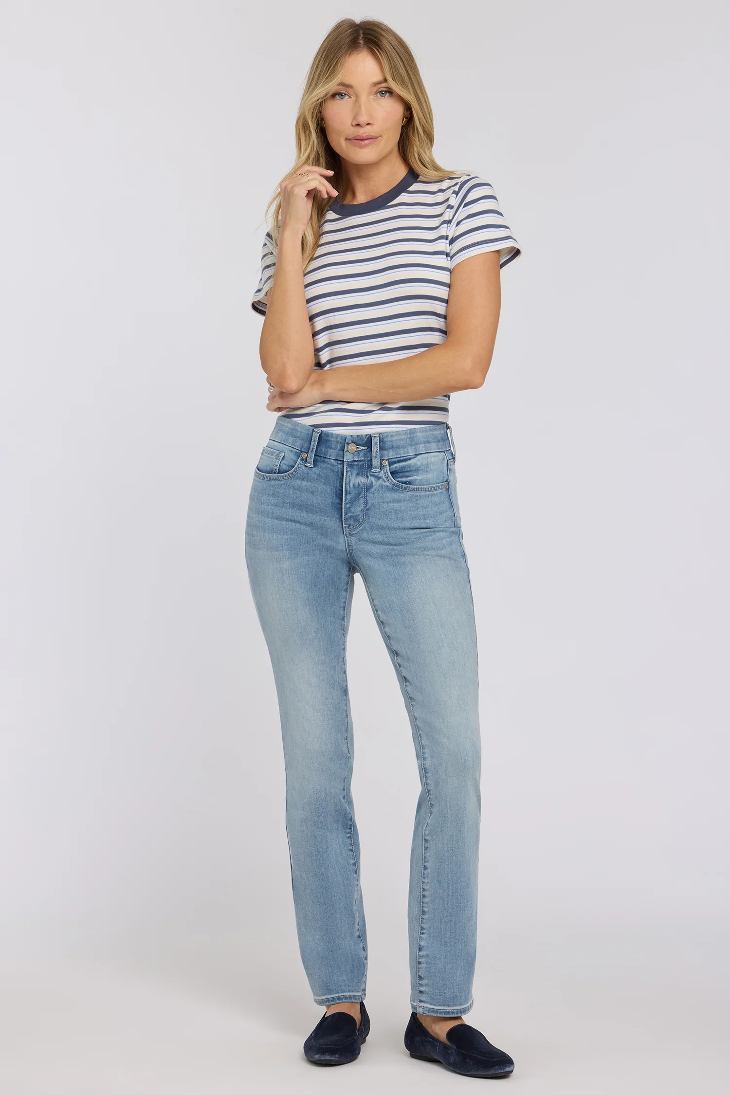 Waist-Match™ Marilyn Straight Jeans - Bloom Bound - Image 2