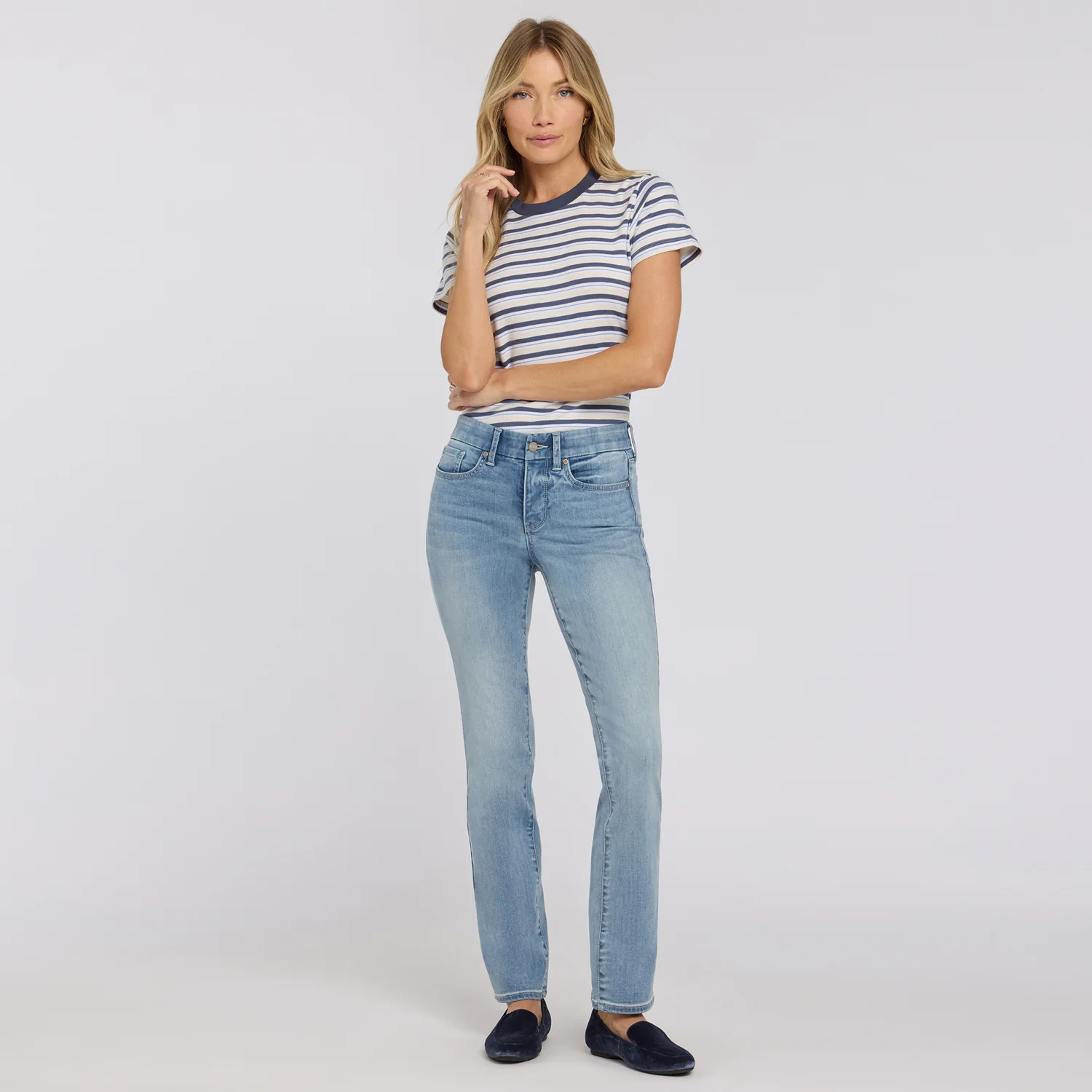 Waist-Match™ Marilyn Straight Jeans - Bloom Bound - Image 7