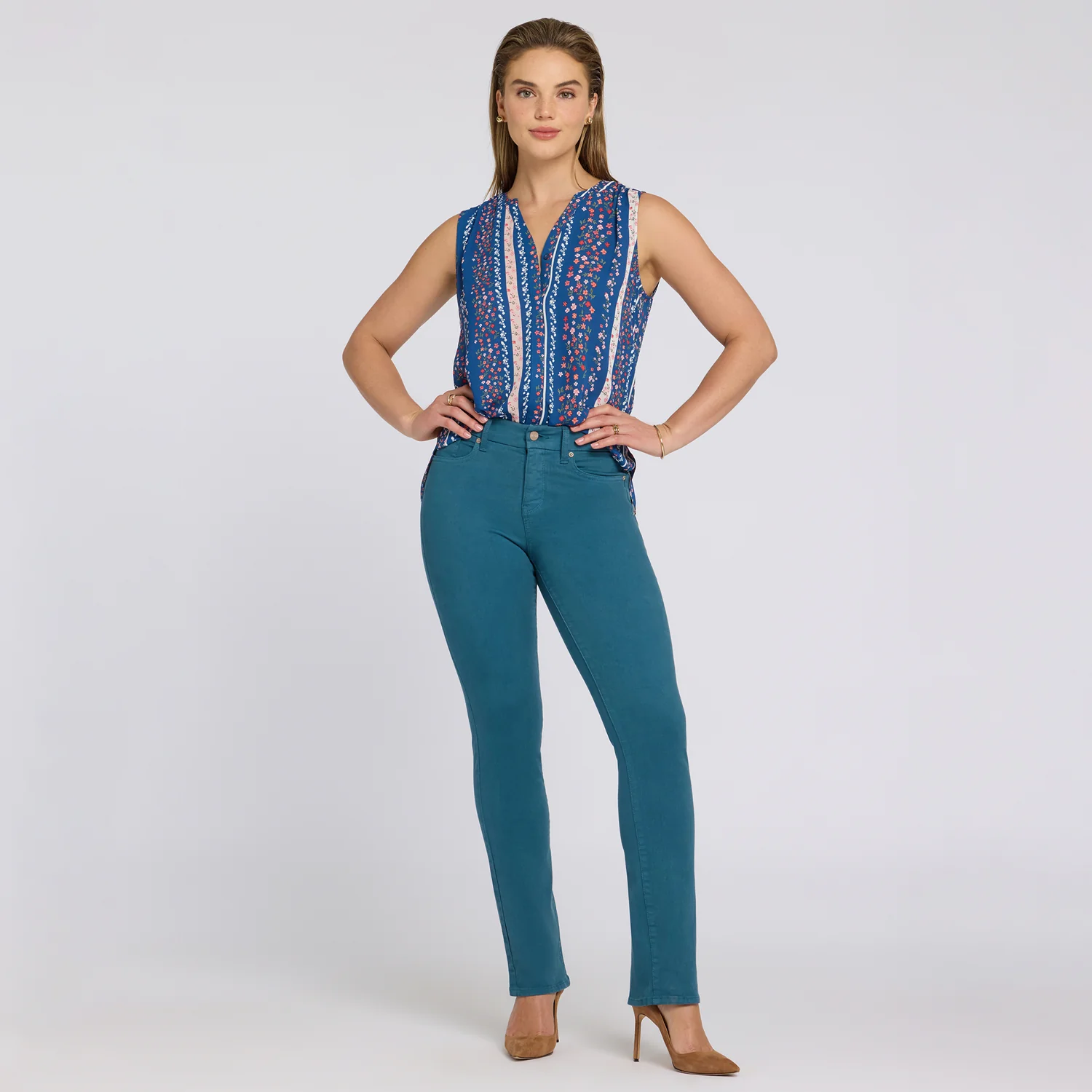 Waist-Match™ Marilyn Straight Jeans - Blue Lake - Image 6