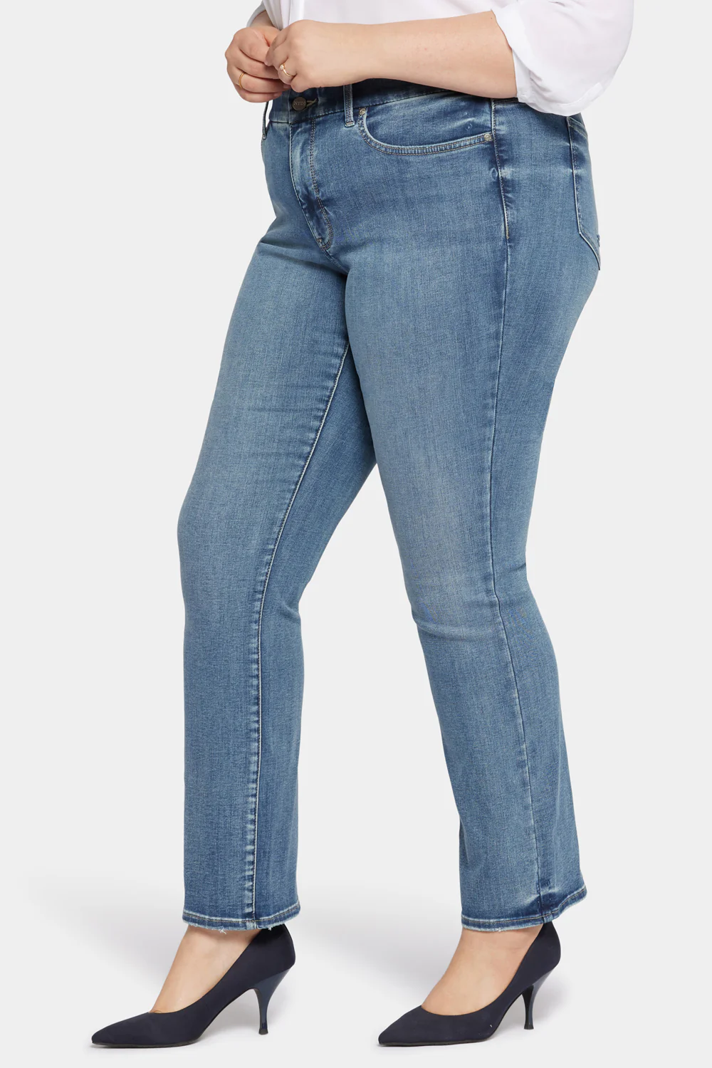 Waist-Match™ Marilyn Straight Jeans In Plus Size - Romance - Image 3