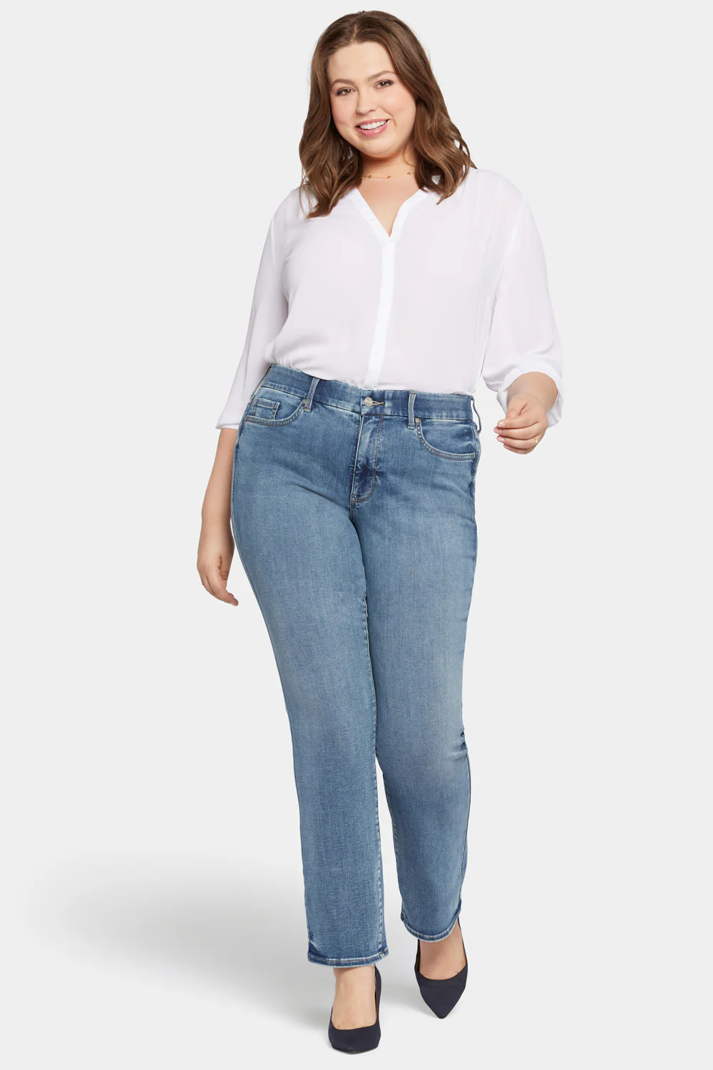 Waist-Match™ Marilyn Straight Jeans In Plus Size - Romance - Image 4
