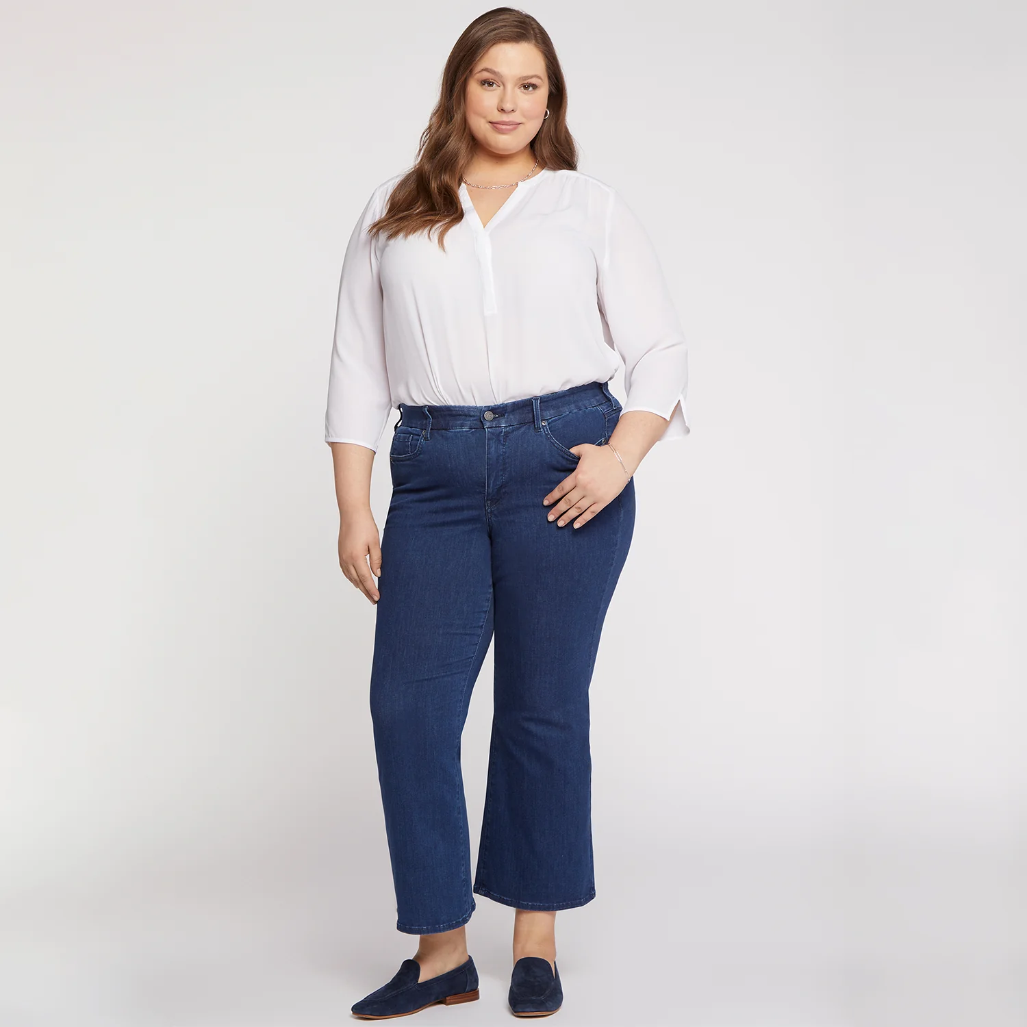 Waist-Match™ Relaxed Flared Jeans In Plus Size - Genesis - Image 7