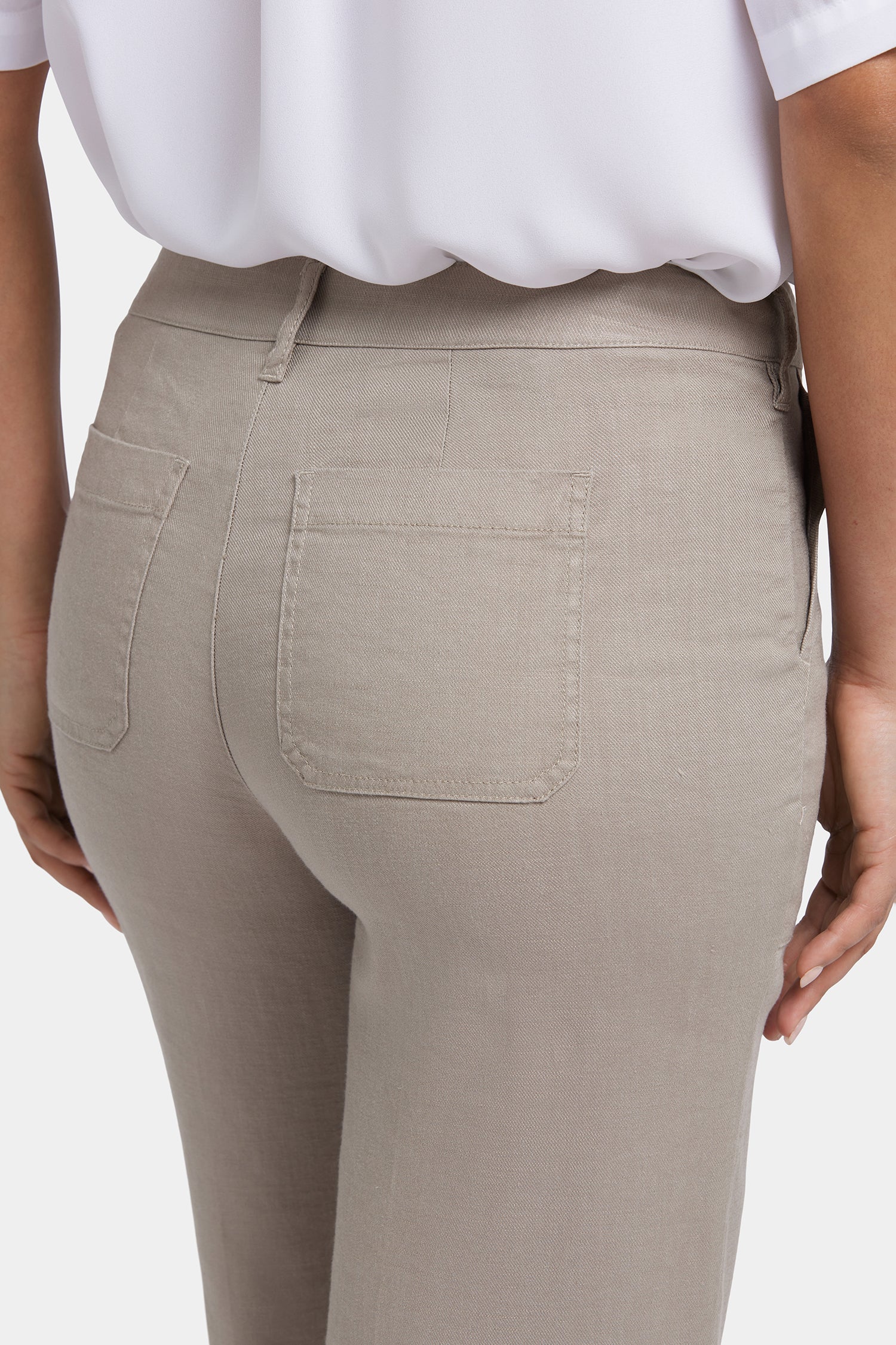 Wide Leg Cargo Capri Pants - Saddlewood - Image 6